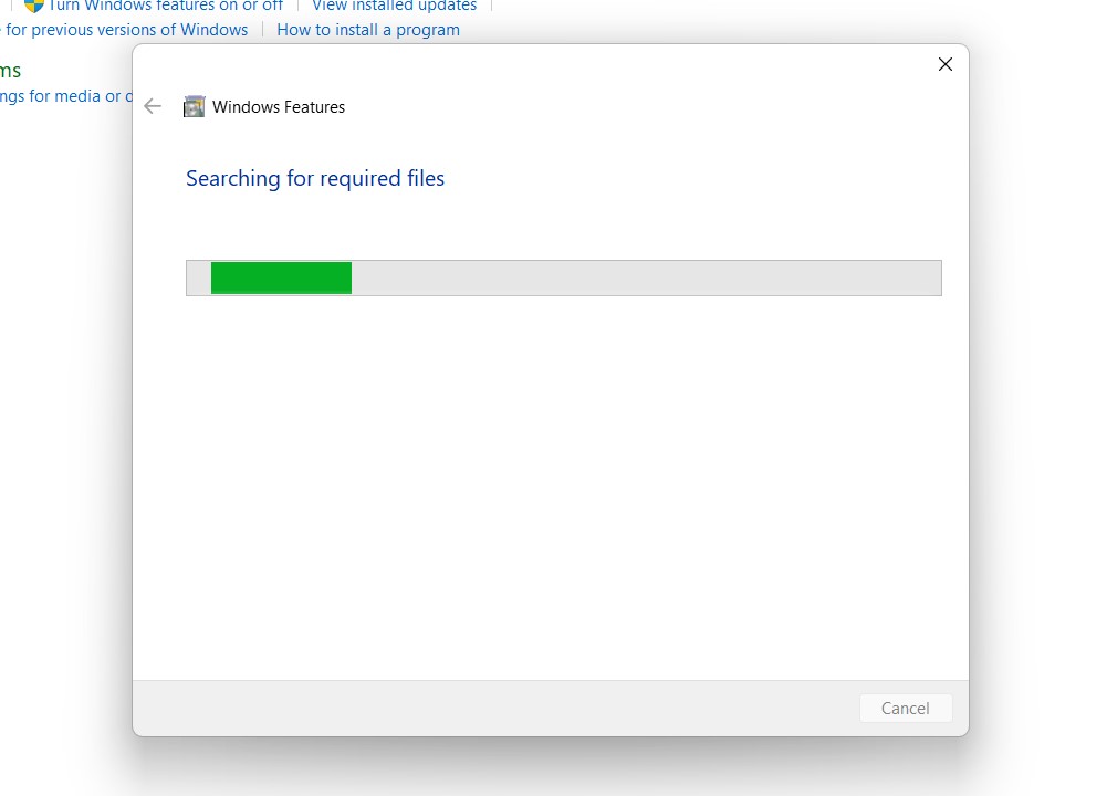 How to Enable Windows PowerShell 2.0 in Windows 11? 5 Searching for the required files