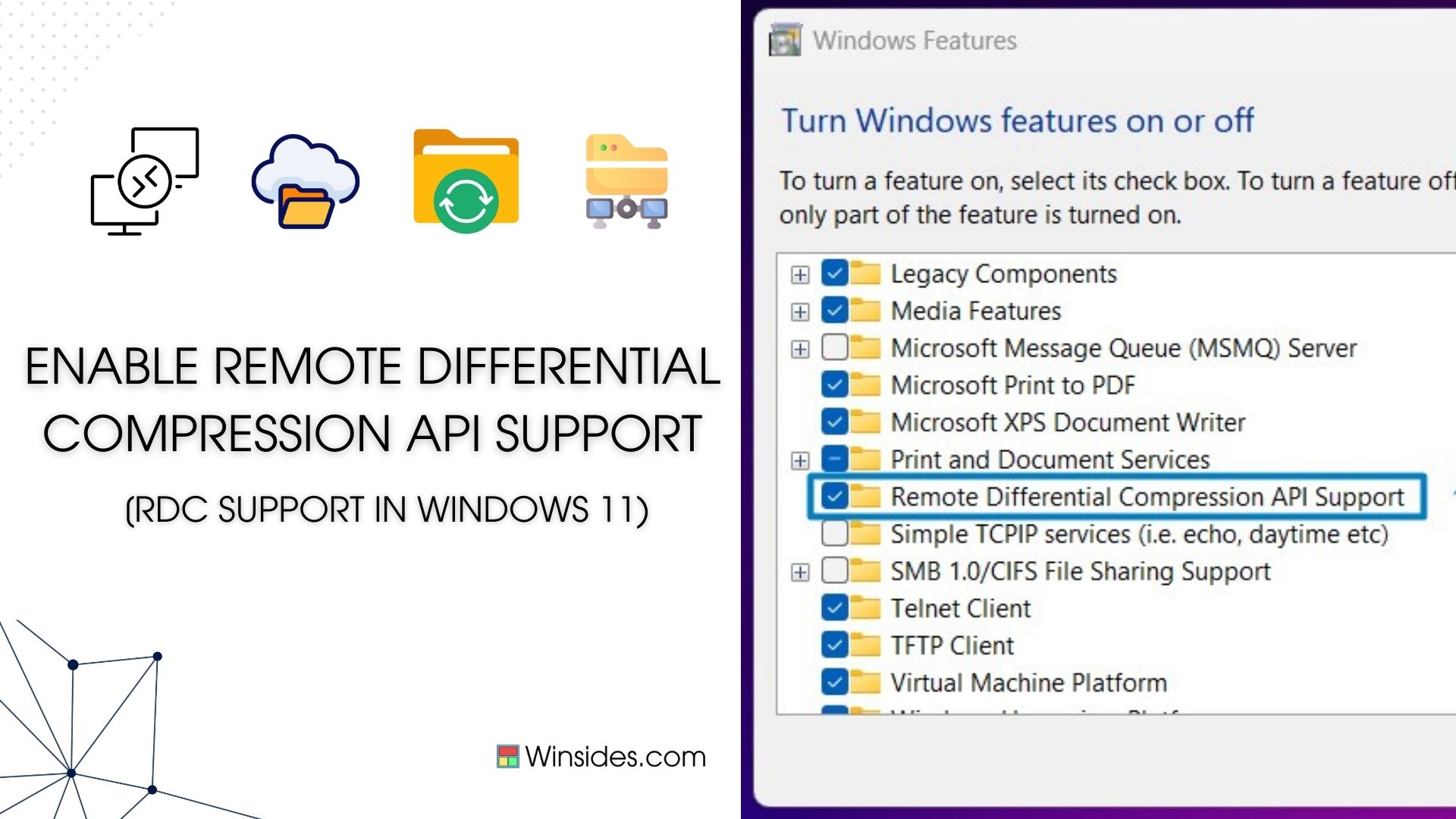 Enable RDC Support Windows 11