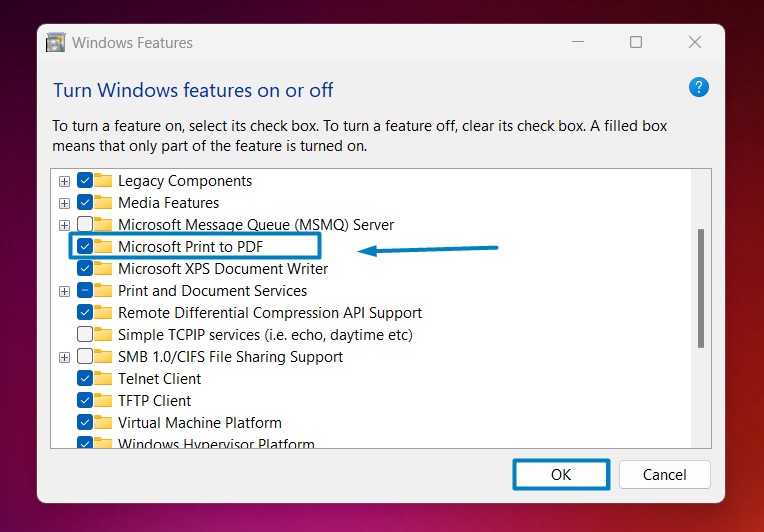 How to Enable Microsoft Print to PDF in Windows 11? 4 Microsoft Print to PDF