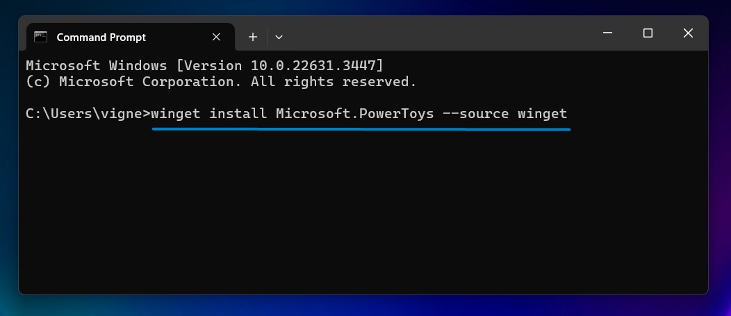 Download and Install Microsoft Powertoys for Windows 11 7 Install Powertoys using Windows Package Manager