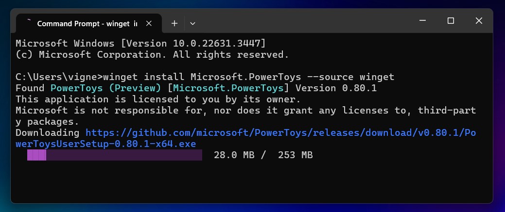 Download and Install Microsoft Powertoys for Windows 11 8 Installing Powertoys
