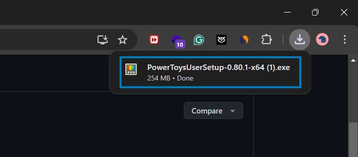 Download and Install Microsoft Powertoys for Windows 11 2 Powertoys downloaded