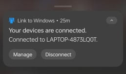 Use Smartphone Camera as Webcam for Apps in Windows 11 14 Your devices are connected