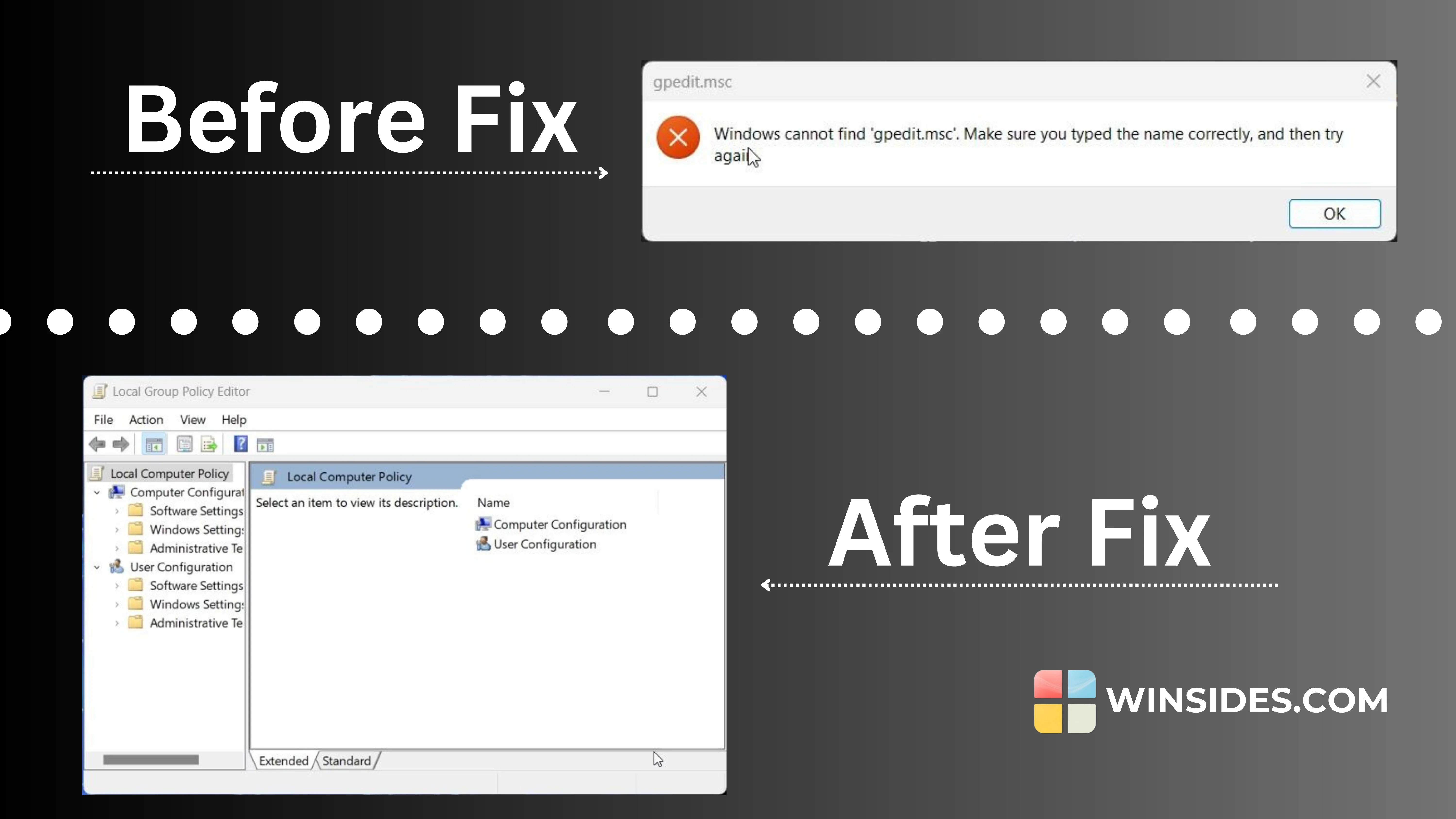 Enable Group Policy Editor