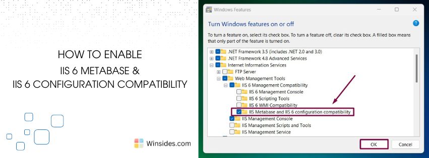 IIS 6 Metabase and IIS Configuration Compatibility