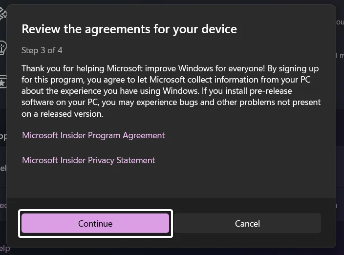 Windows Insider Program Agreement Windows Insider Program Agreement