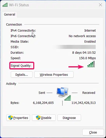 WiFi Status WiFi Status