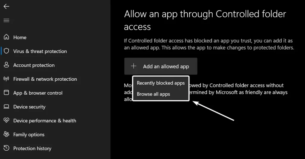 Choose an App Choose an App