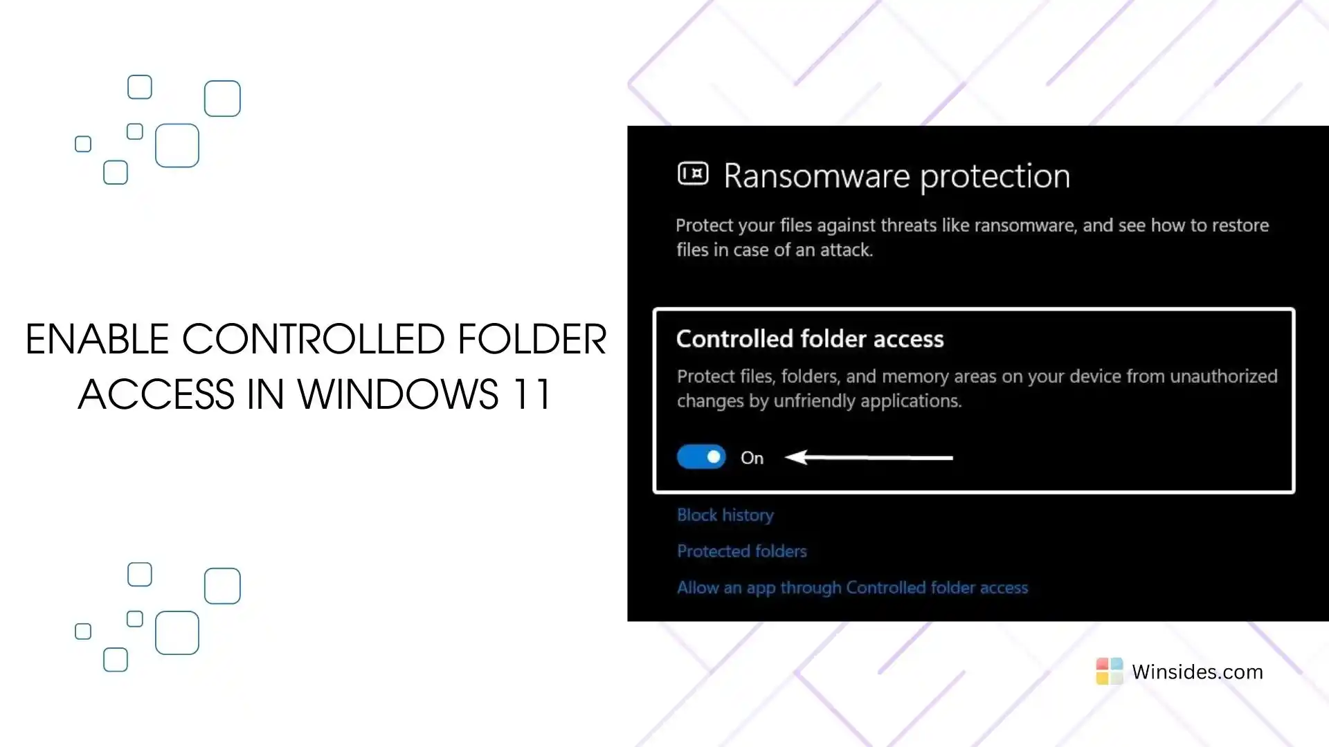 Controlled Folder Access in Windows 11