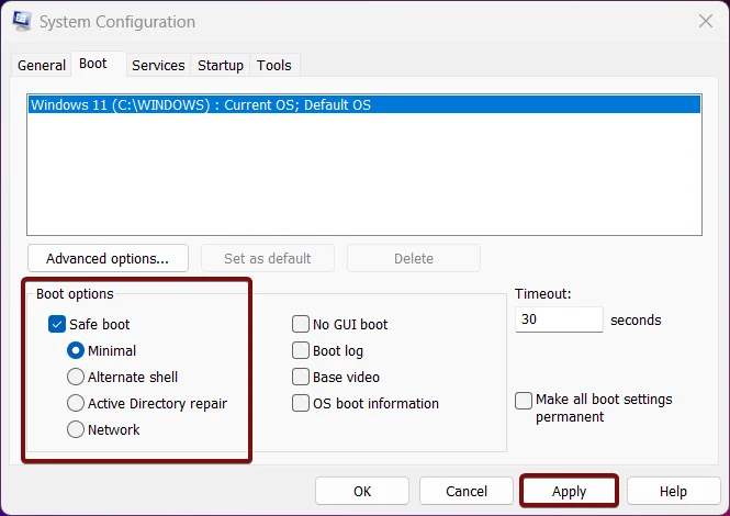 How to Enable Safe Boot in Windows 11? 6 Enable Safe Boot in Windows 11