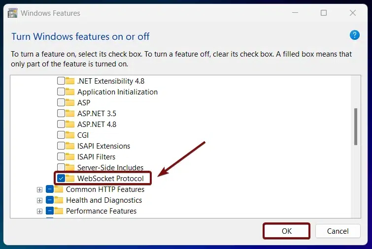 How to Enable WebSocket Protocol in Windows 11? 6 Enable WebSocket Protocol in Windows 11