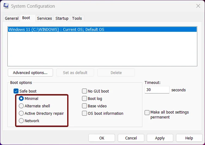 How to Enable Safe Boot in Windows 11? 5 Safe boot options