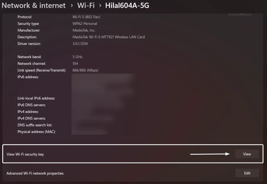 How to find WiFi Password in Windows 11? 4 View WiFi Security Key