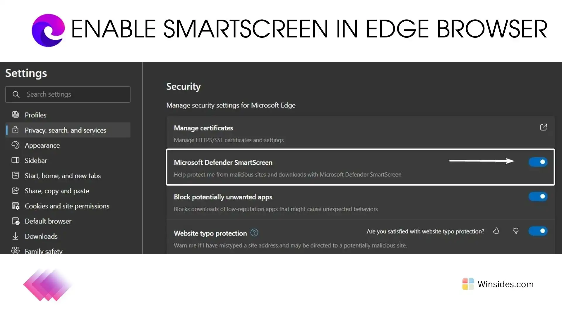 Windows Defender SmartScreen for Edge Browser