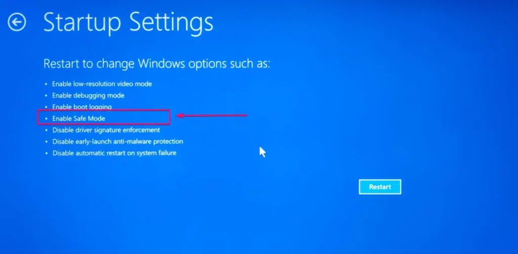Boot Safe Mode Boot Safe Mode