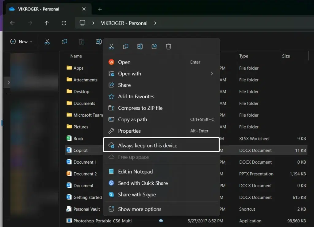 How to Turn on Storage Sense in Windows 11? 6 Always keep on this device