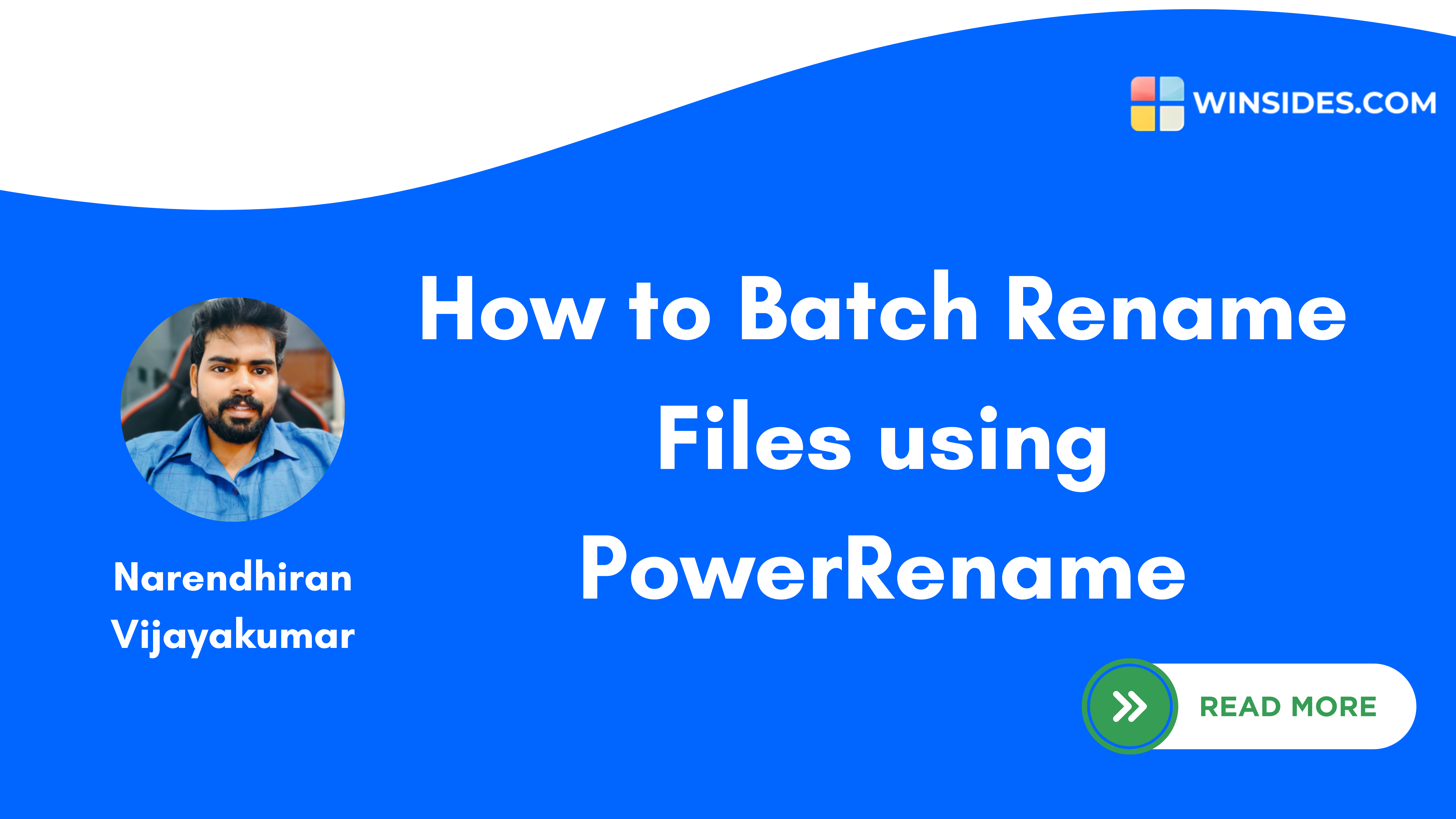 How to Batch Rename Files using PowerRename