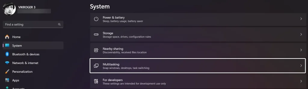 Turn on Title Bar windows Shake in Windows 11 3 Multitasking