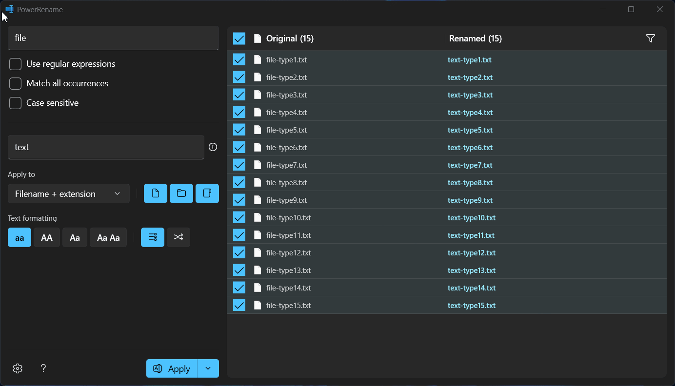 Replace and rename a part of multiple selected filenames in bulk Replace and rename a part of multiple selected filenames in bulk