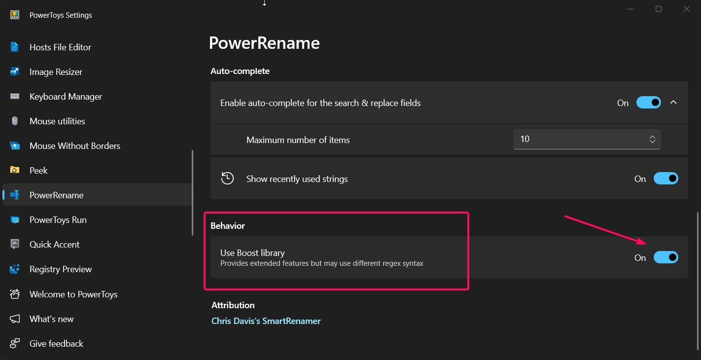 Using Boost Library Regex in PowerRename Using Boost Library Regex in PowerRename