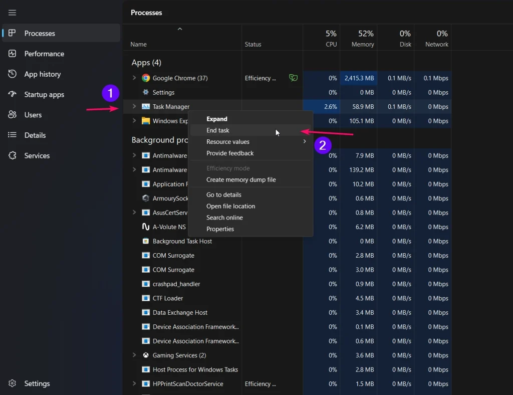 10+Methods to Fix Windows 11 Won't ShutDown Issue(How to)? 1 Taskmgr LCs5cDnRWt 1