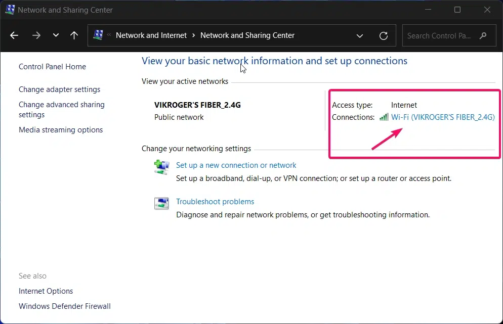 WiFi Device Connected to your PC WiFi Device Connected to your PC
