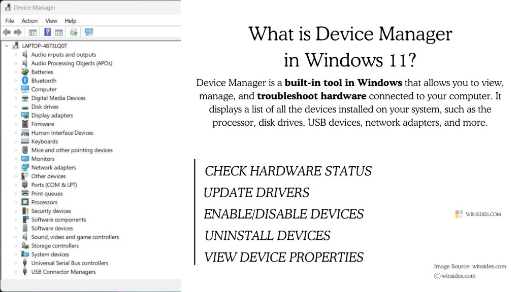 Create Device Manager Desktop Shortcut in Windows 11 What is Device Manager?