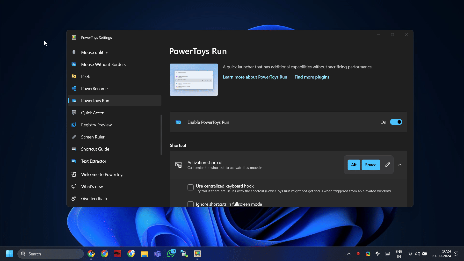 Relaunching File Explorer using PowerToys Run Window Relaunching File Explorer using PowerToys Run Window