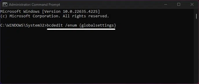 Changes made to the Boot Settings Changes made to the Boot Settings