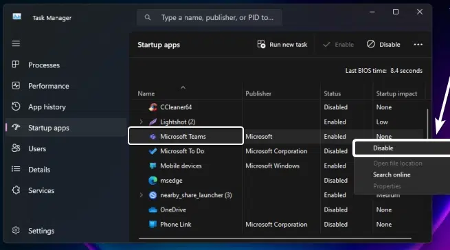 Disable Startup Apps in Windows 11 Disable Startup Apps in Windows 11