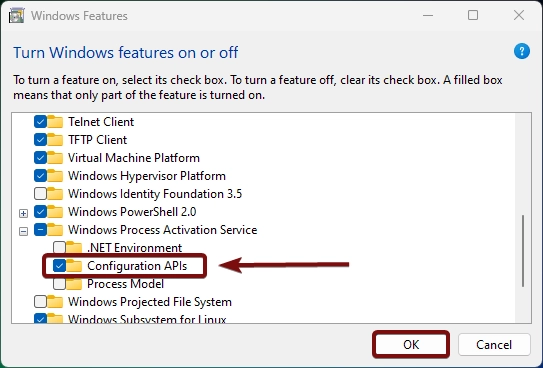 Enable Configuration APIs of WAS Enable Configuration APIs of WAS