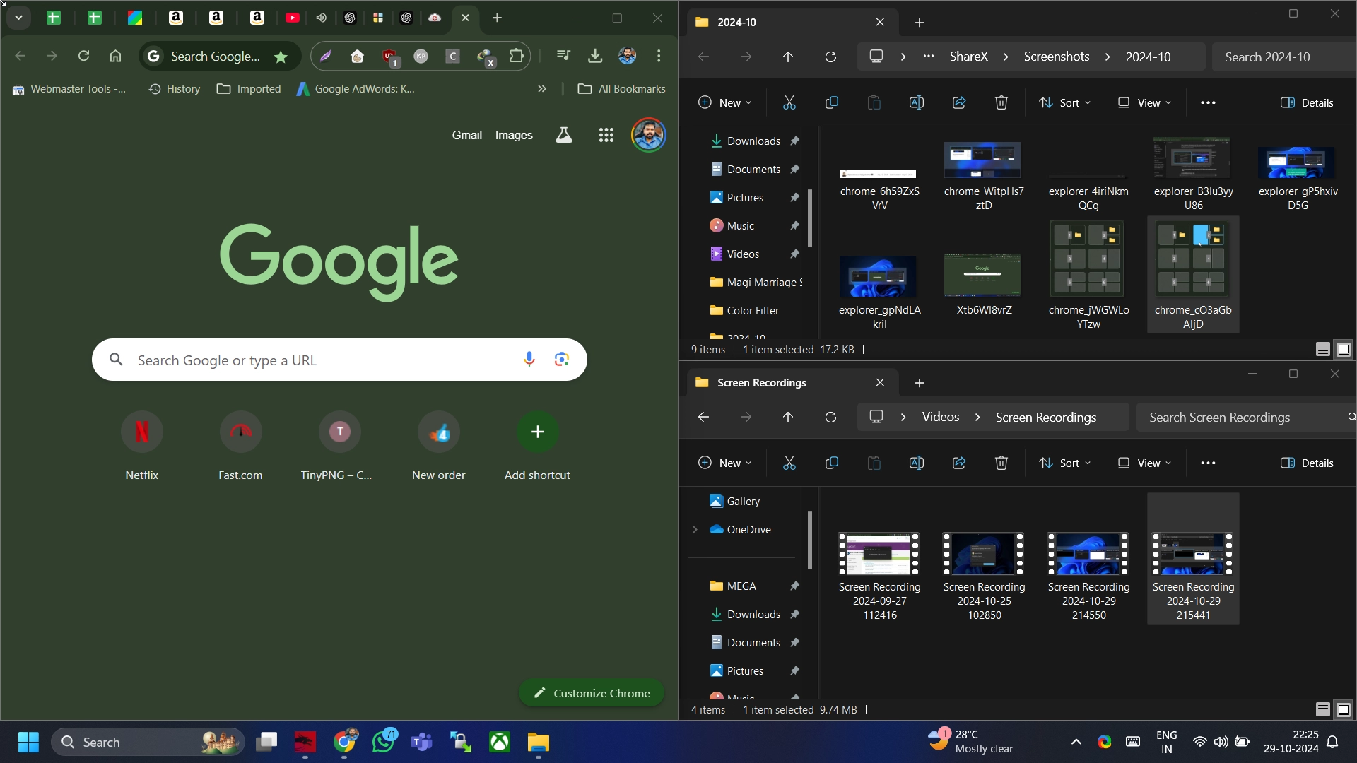 Option 2 Snap Layout preview of opened windows Option 2 Snap Layout preview of opened windows