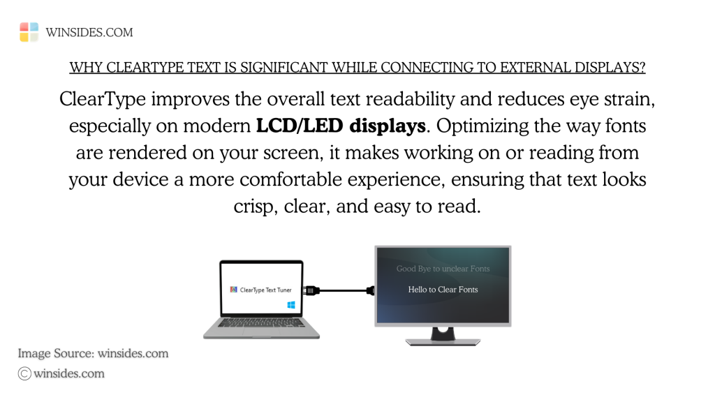 Why ClearType Text is significant for Screen Mirroring Why ClearType Text is significant for Screen Mirroring