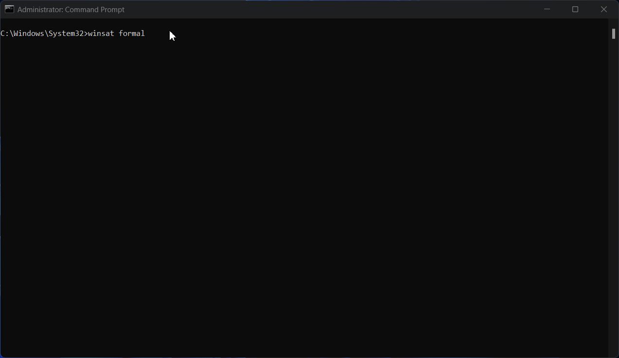 4 Easy Ways: Check Windows Experience Index Score in Windows 11! 1 cmd HbH4nhqFWy