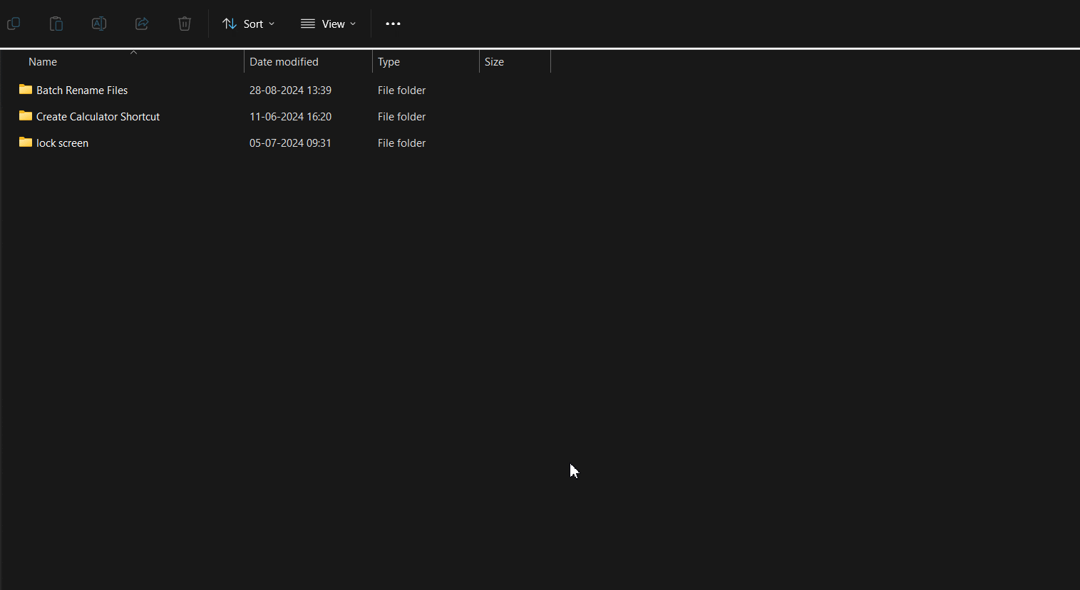 Show hidden files using view tab in file explorer Show hidden files using view tab in file explorer