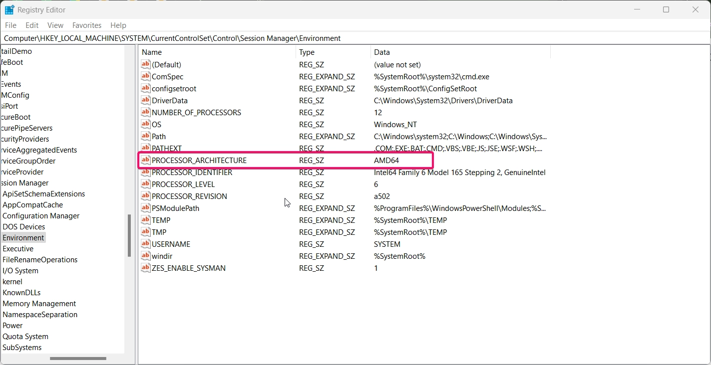 You can find device chip type using Registry Editor. You can find device chip type using Registry Editor.