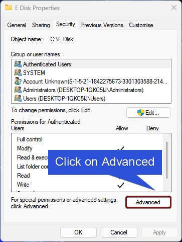 Click Advanced Click Advanced