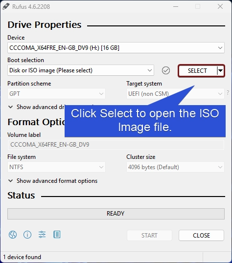 Click Select Click Select