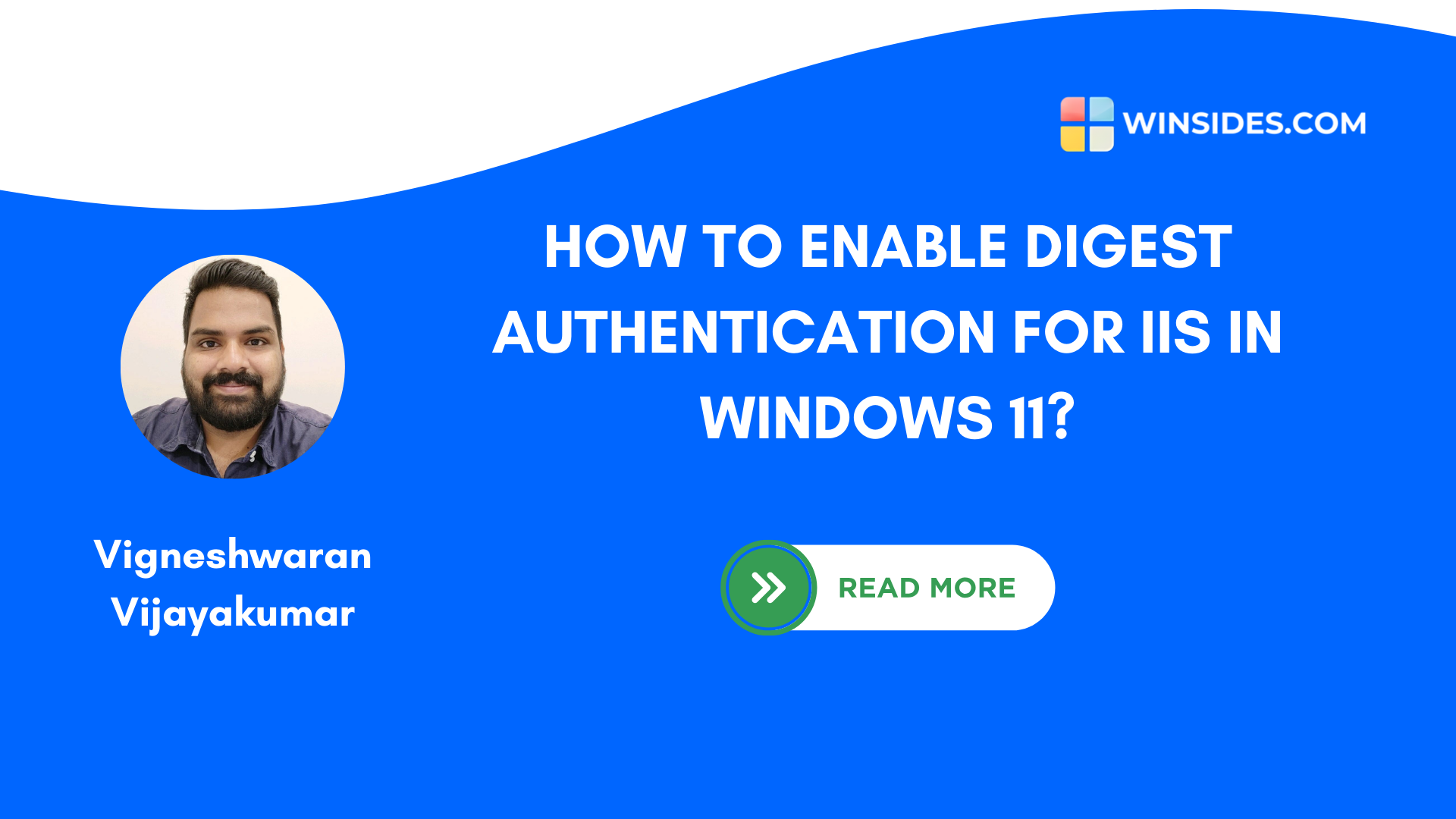 Enable Digest Authentication for IIS in Windows 11