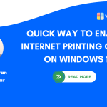 Enable Internet Printing Client on Windows 11