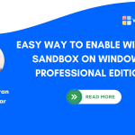 Enable Windows Sandbox on Windows 11 Professional Editions