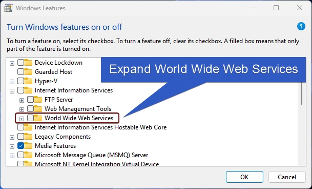 Expand World Wide Web Services Expand World Wide Web Services
