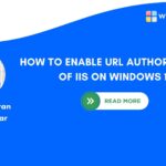 how to enable URL Authorization of IIS on Windows 11