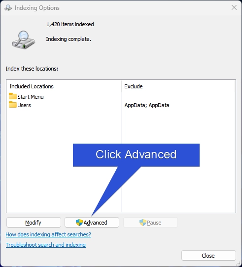 Click Advanced Click Advanced