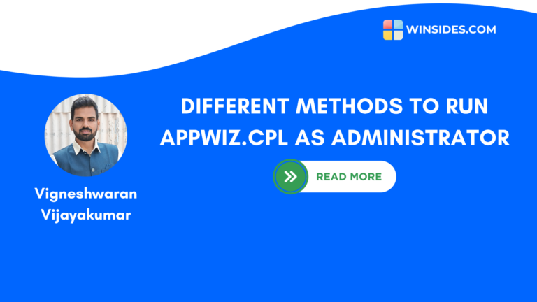 Run Appwiz.cpl as Administrator With Elevated Rights on Windows 11!