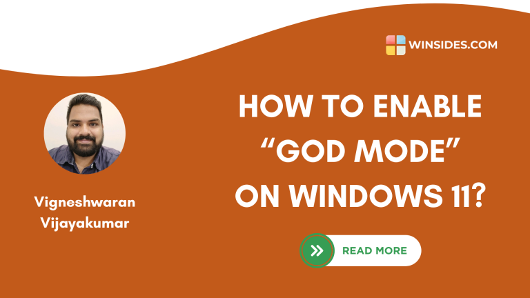 3+ ways to Enable God Mode on Windows 11?
