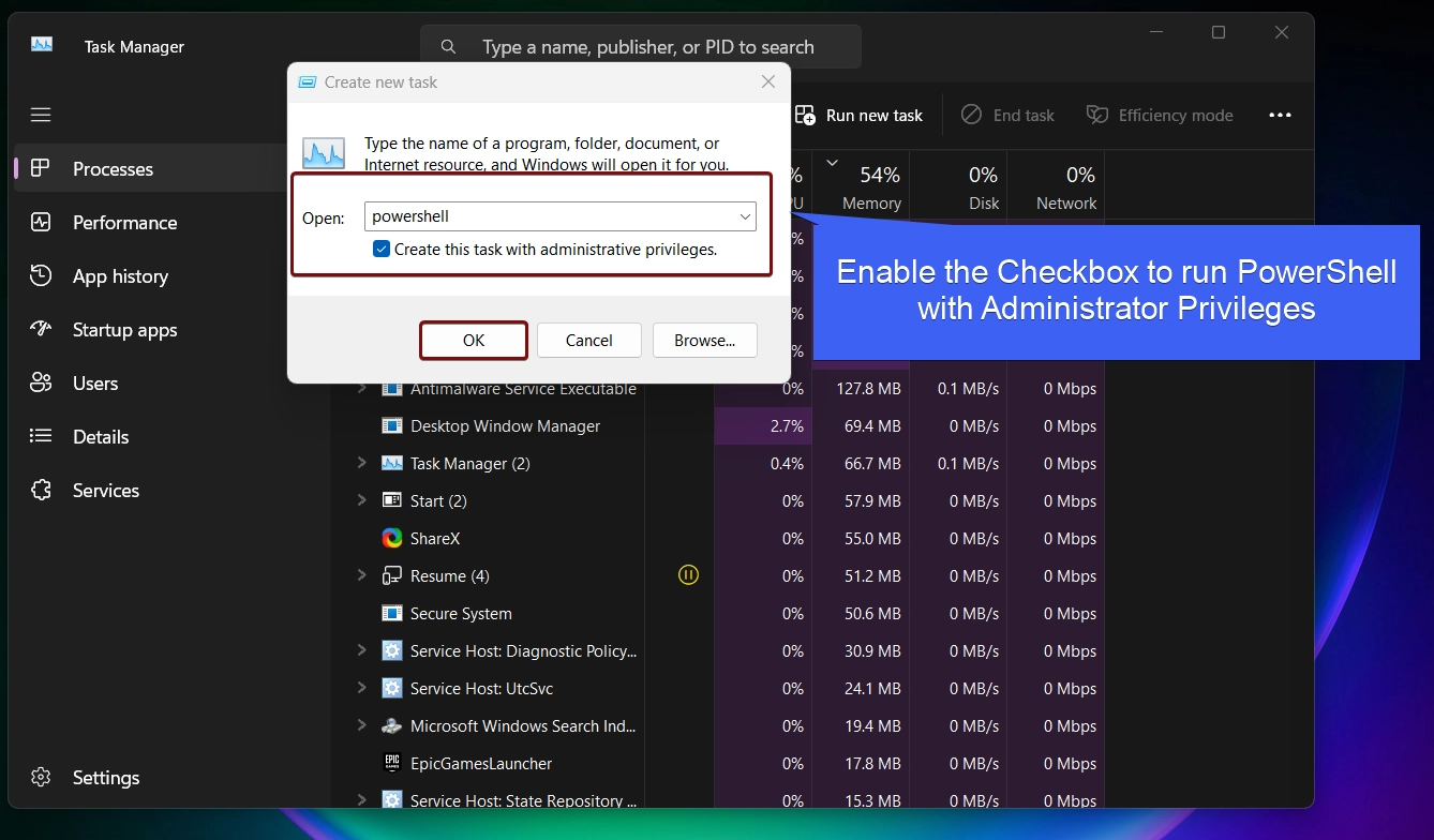 Run Windows PowerShell with Administrator Privileges Run Windows PowerShell with Administrator Privileges