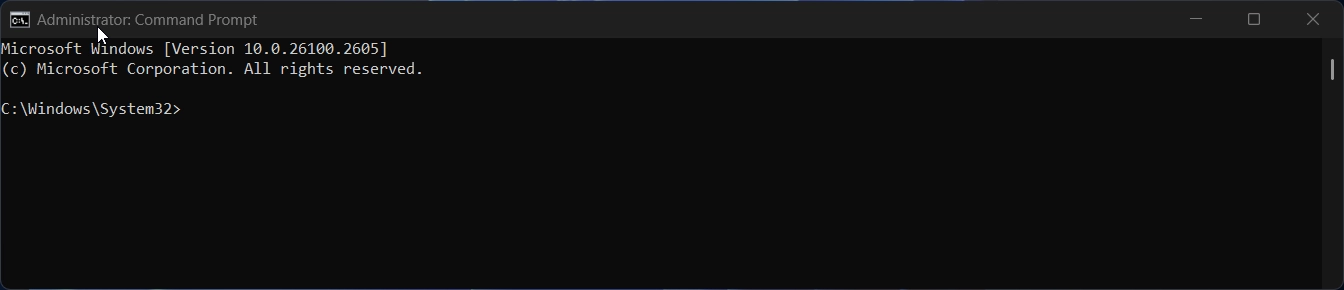 Administrator: Command Prompt Administrator: Command Prompt
