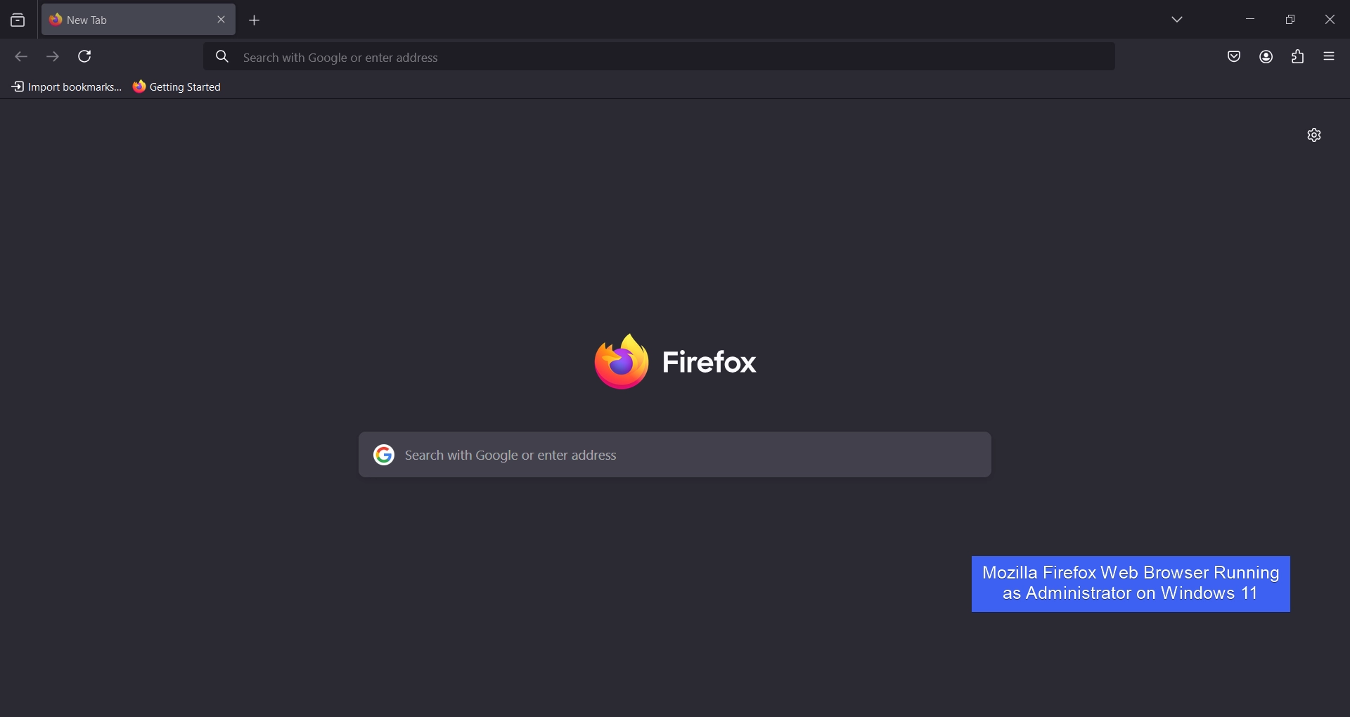 Firefox Running as Administrator on Windows 11 Firefox Running as Administrator on Windows 11
