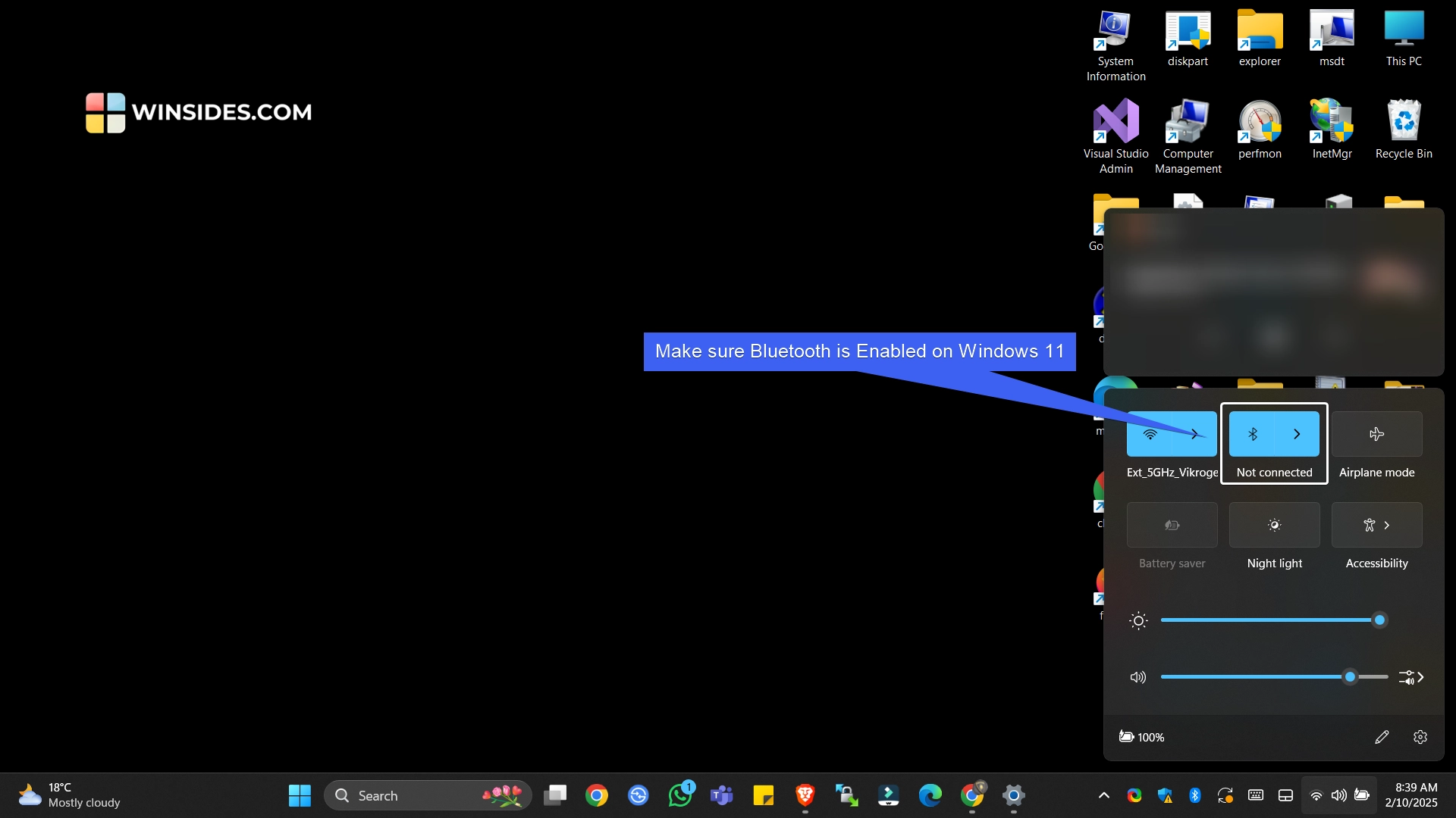 Check Bluetooth Status on Windows 11 Check Bluetooth Status on Windows 11